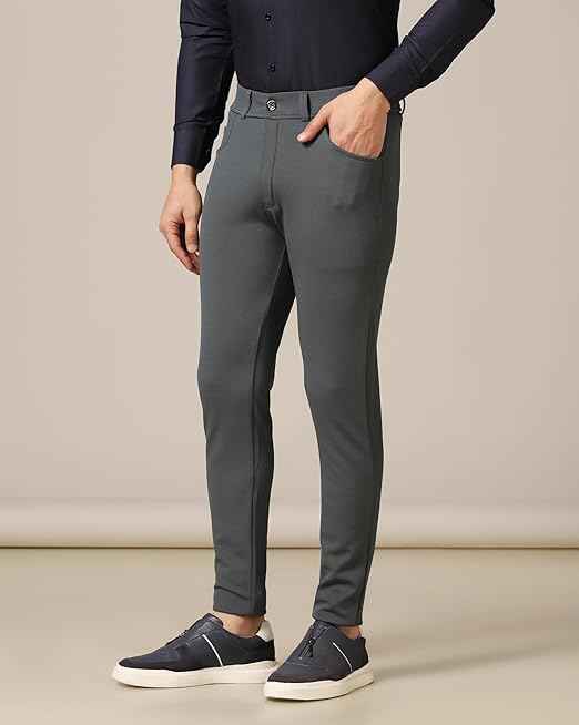 TAGDO Men's Regular Fit Causal Trouser