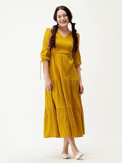 AASK Women Fit and Flare Dress