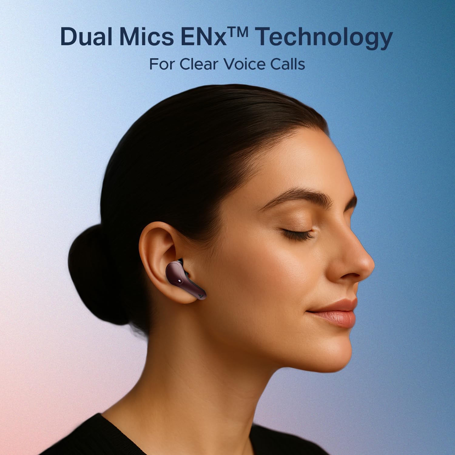 boAt 2025 Launch Airdopes Plus 311,Glass Design,ENx Tech,50 H Battery, Fast Charge, Stream Ad Free Music via App Support, Bluetooth Earbuds
