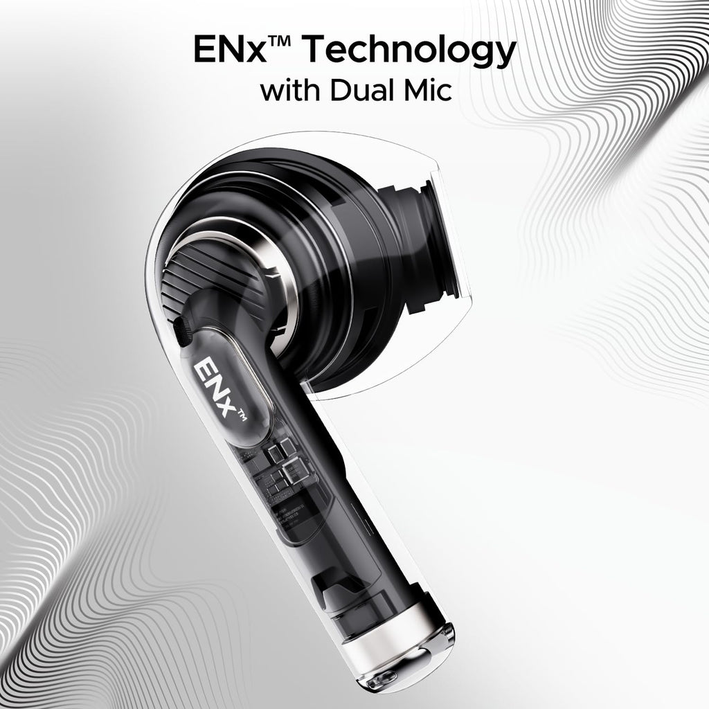 Boat Airdopes Joy, 35Hrs Battery, Fast Charge, IWP Tech, Low Latency, 2Mic ENx, Type-C Port, v5.3 Bluetooth Earbuds