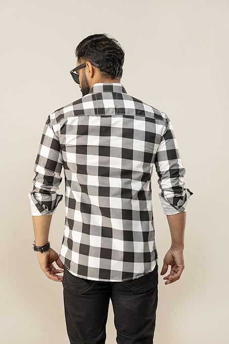 Men's Slim Fit Cotton Casual Shirt
