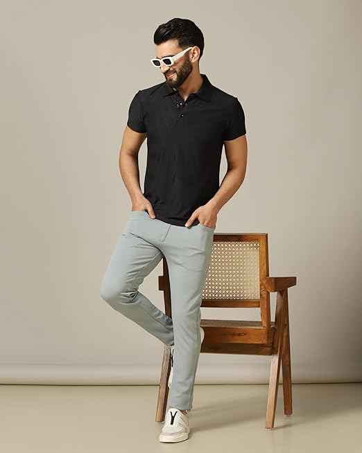 TAGDO Men's Regular Fit Causal Trouser