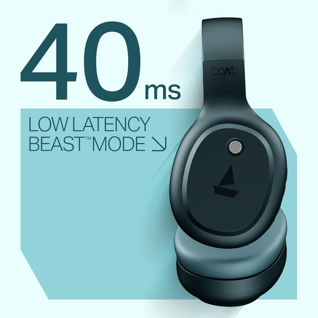 boAt 2025 Launch Rockerz 421, 40H Battery, Low Latency(40Ms)