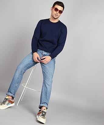 Men's Cotton Round Neck Full Sleeve Sweatshirt
