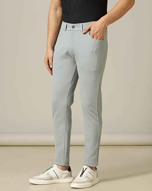 TAGDO Men's Regular Fit Causal Trouser