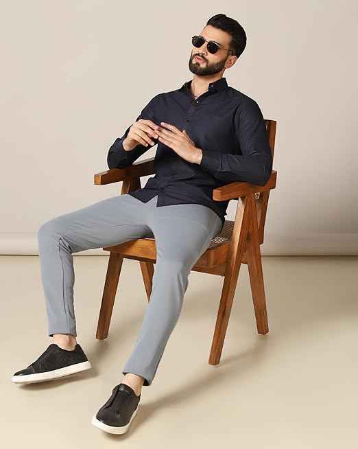 TAGDO Men's Regular Fit Causal Trouser
