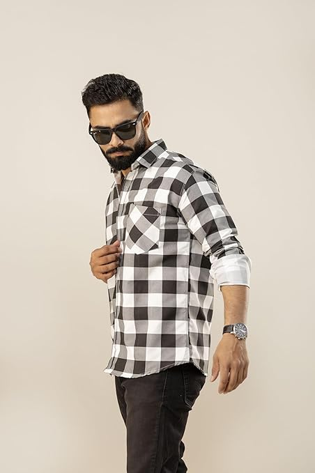 Men's Slim Fit Cotton Casual Shirt