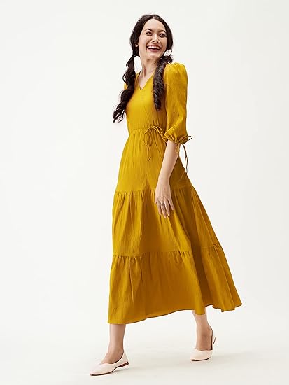 AASK Women Fit and Flare Dress