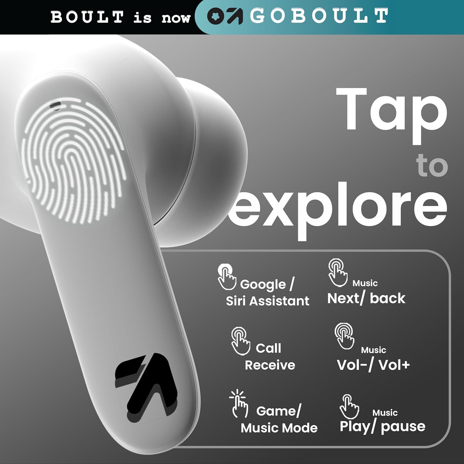 GOBOULT Z40 True Wireless in Ear Earbuds
