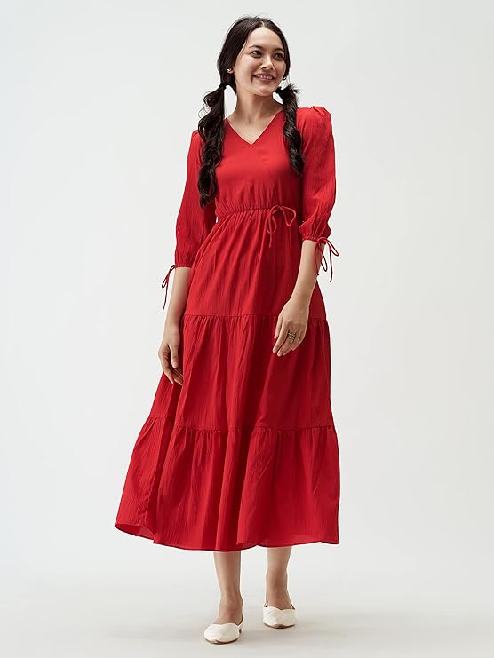 AASK Women Fit and Flare Dress