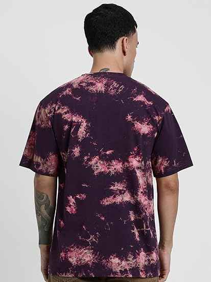 Pure Cotton Round Neck Oversized Baggy Fit Drop Shoulder