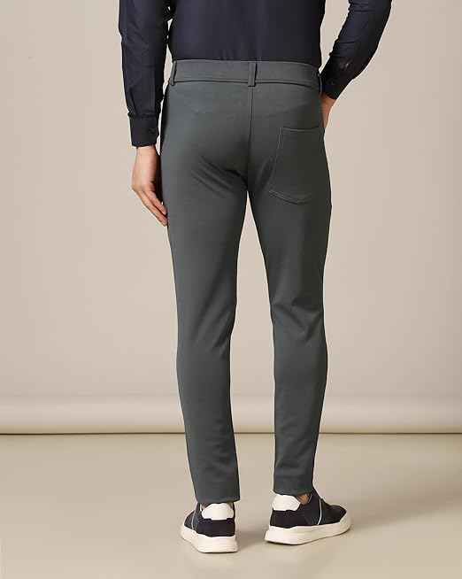 TAGDO Men's Regular Fit Causal Trouser