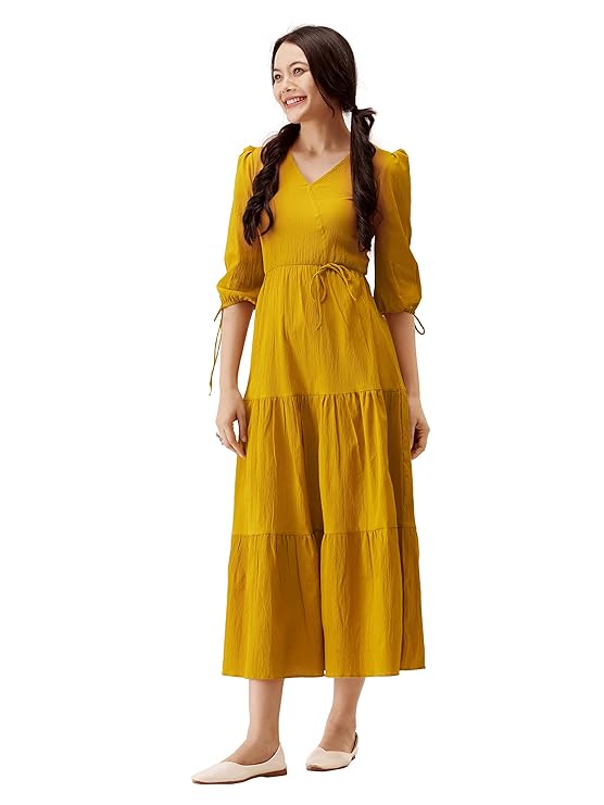 AASK Women Fit and Flare Dress