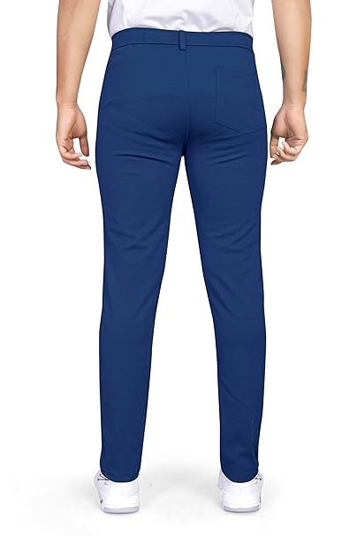 SRT CREATION Men's Lycra Solid Lycra Slim Fit Stretchable Casual Wear