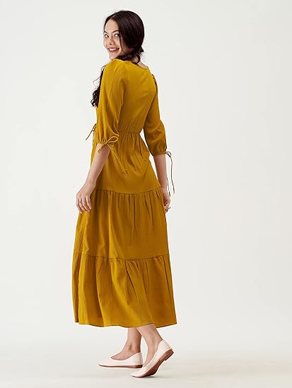 AASK Women Fit and Flare Dress