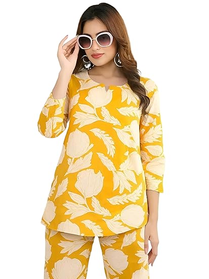 Pinkmint Women's Pure Cotton Co Ord Set