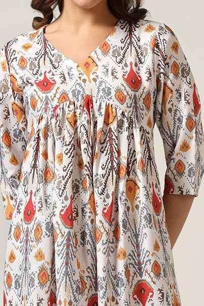 Women's Cotton Blend Kurta Set