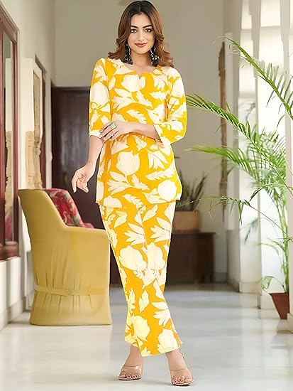 Pinkmint Women's Pure Cotton Co Ord Set