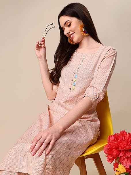 Kurta | Ethnic Set | 3/4 Sleeve | Co-ord Set for Women Stylish