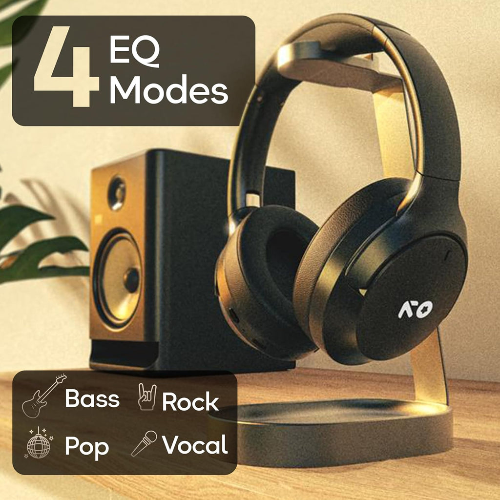 GOBOULT Made in India Q Over Ear Bluetooth Headphones with 70H Playtime