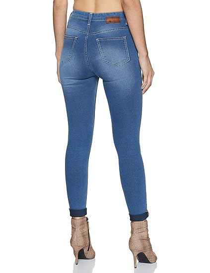 Women's Mid Rise Ankle Length Stretchable Skinny Fit Jeans