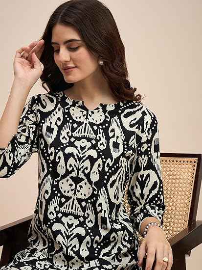 Truvon Fashions Women Co-Ords Set, Kurta and Palazzo Set
