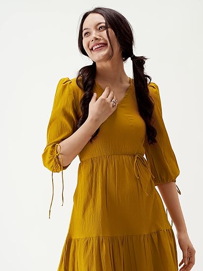 AASK Women Fit and Flare Dress