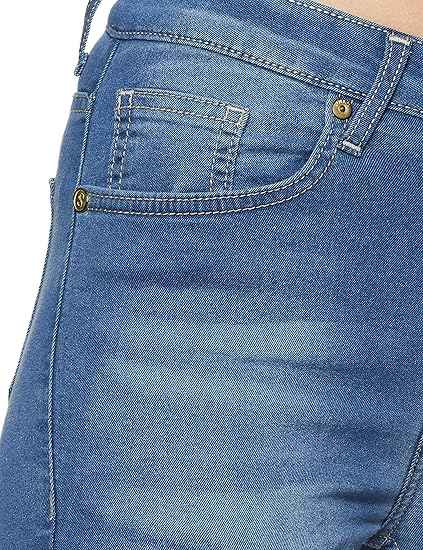 Women's Mid Rise Ankle Length Stretchable Skinny Fit Jeans