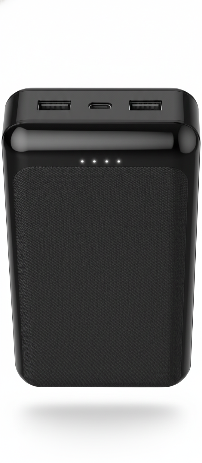 URBN 20000 mAh 22.5 W Power Bank (Black, Lithium Polymer, for Earbuds, Mobile, Tablet)