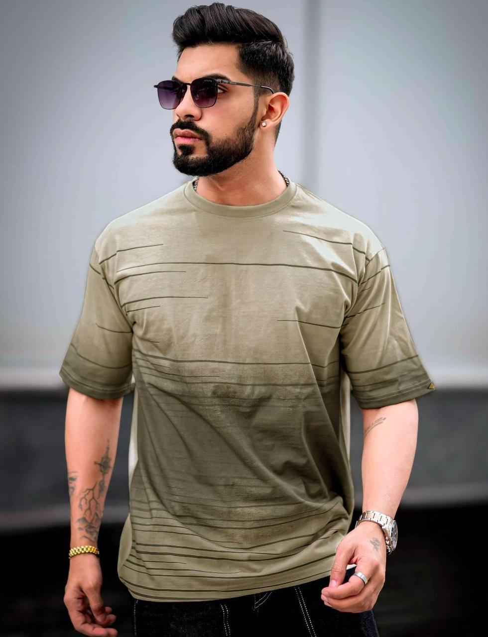 Striped Round Neck T-shirt