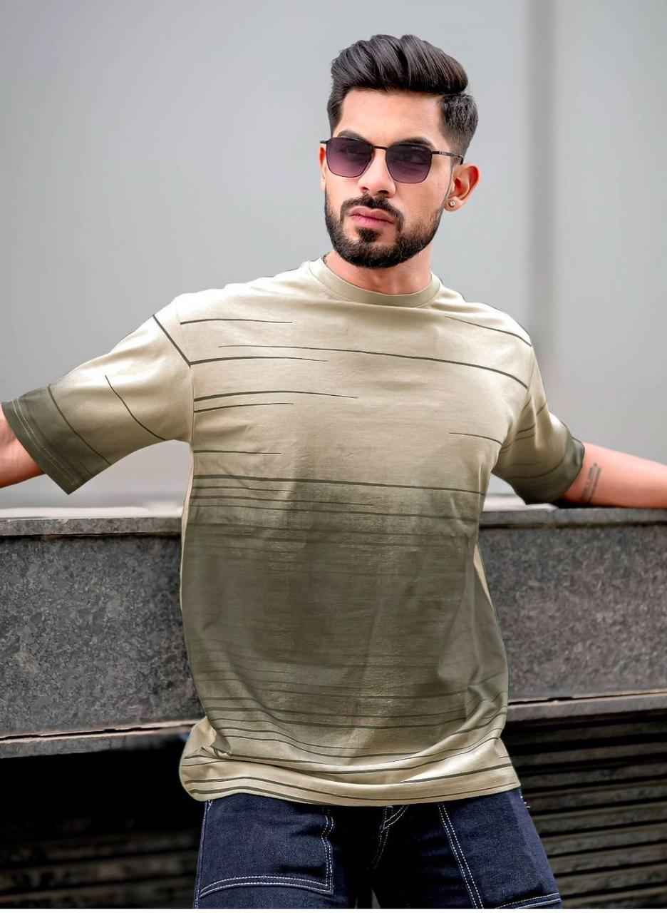 Striped Round Neck T-shirt