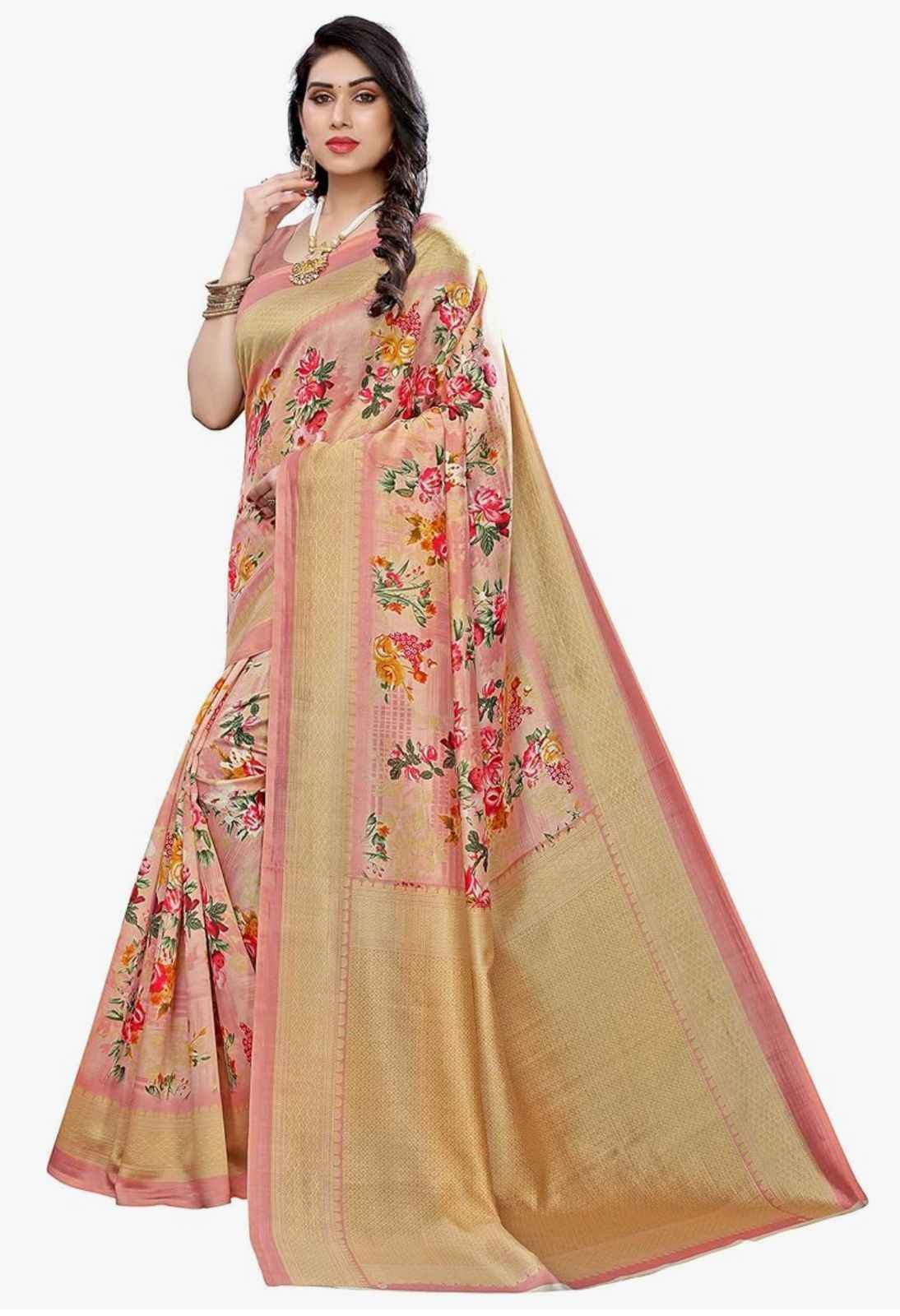 Women's Art Silk Saree