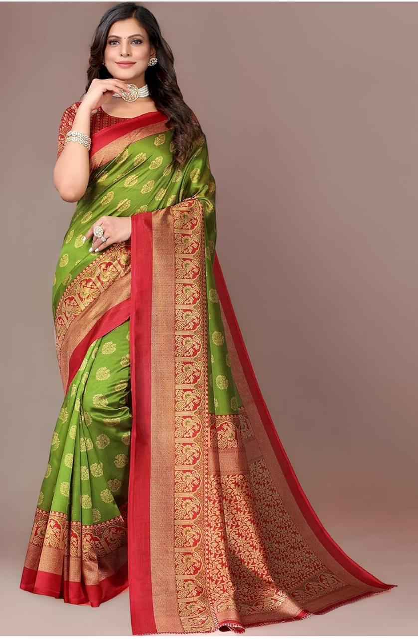 Womens Jacquard Standard Length Saree