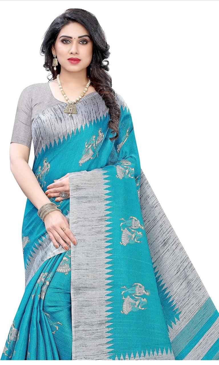 Women Art Silk Standard Length Saree
