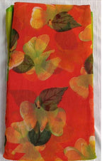 Printed Cotton Red Color SAREE