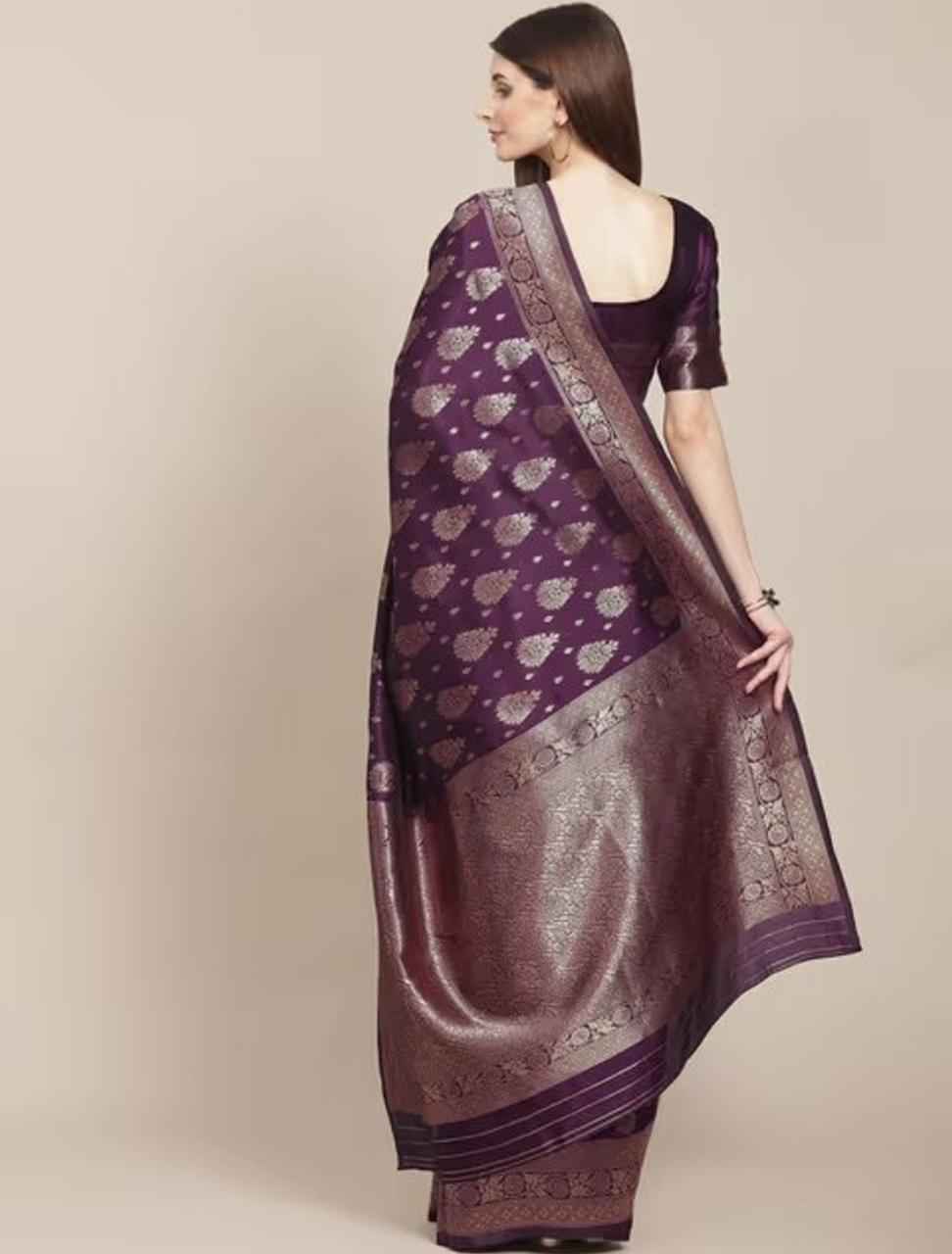 Woven Kanjivaram Pure Silk Saree