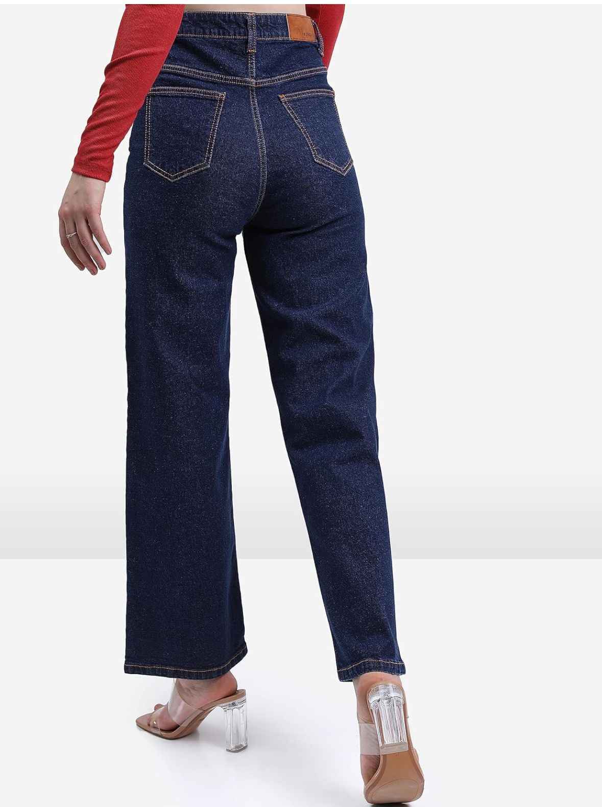 Women's Flare Fit Mid Rise Jeans