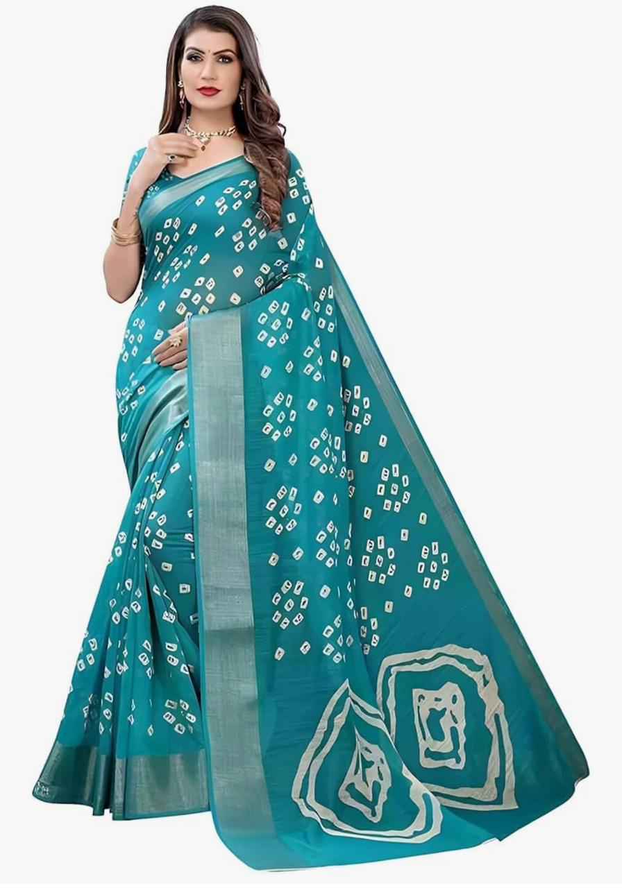 Women's Cotton Printed Saree for Women