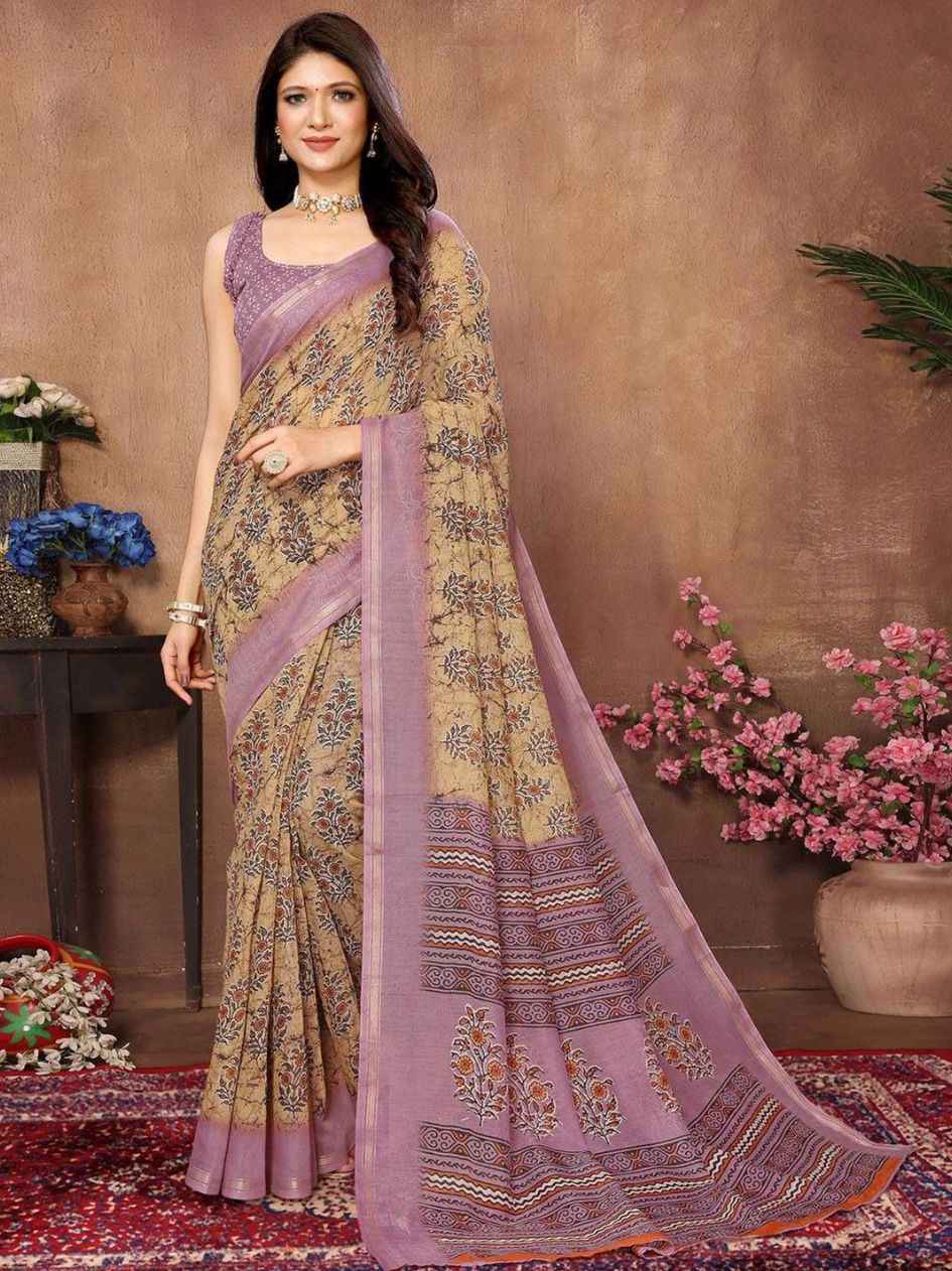 Ethnic Motifs Printed Saree