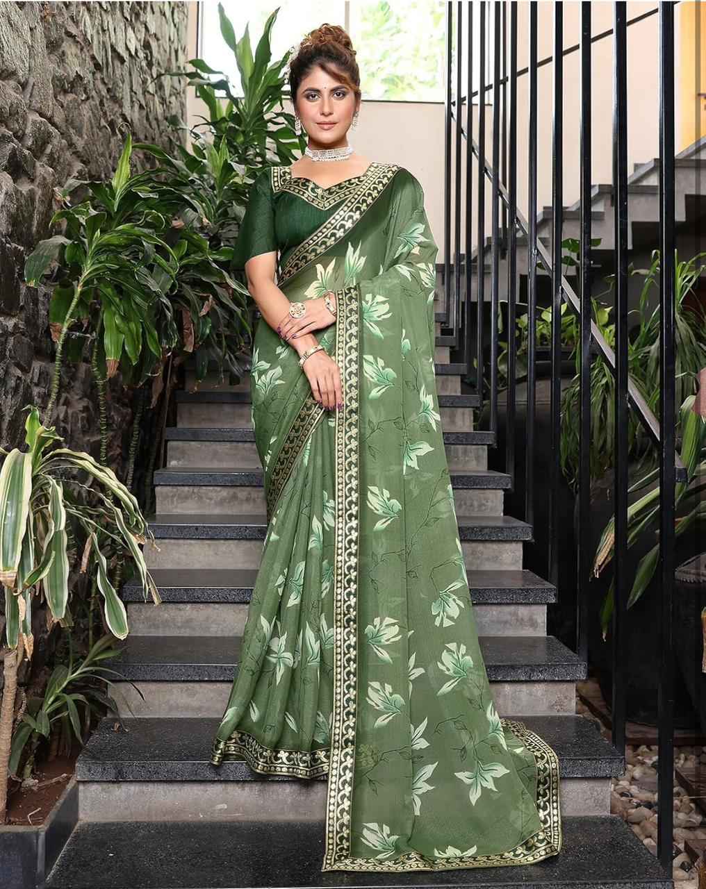 Printed Georgette Sarees