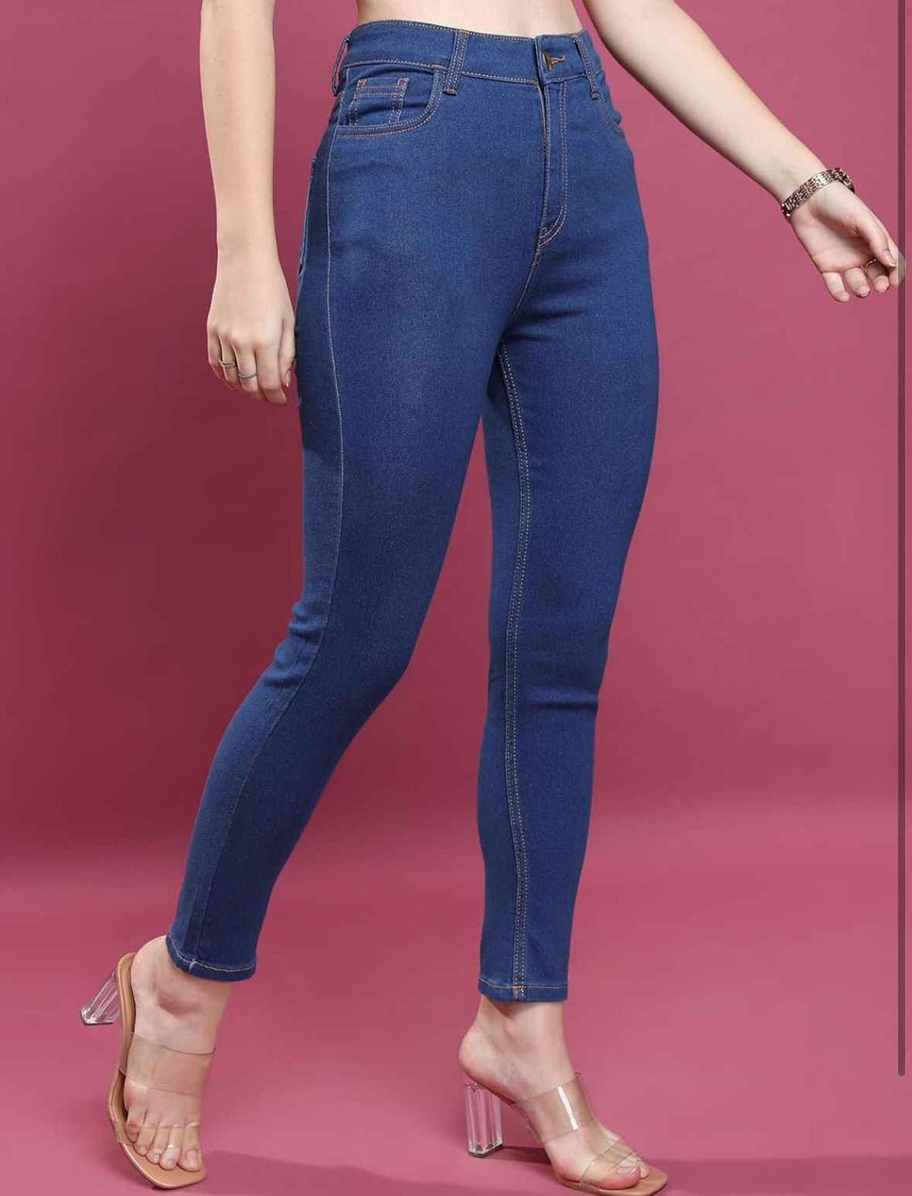 Women's Skinny Fit Mid Rise Jeans