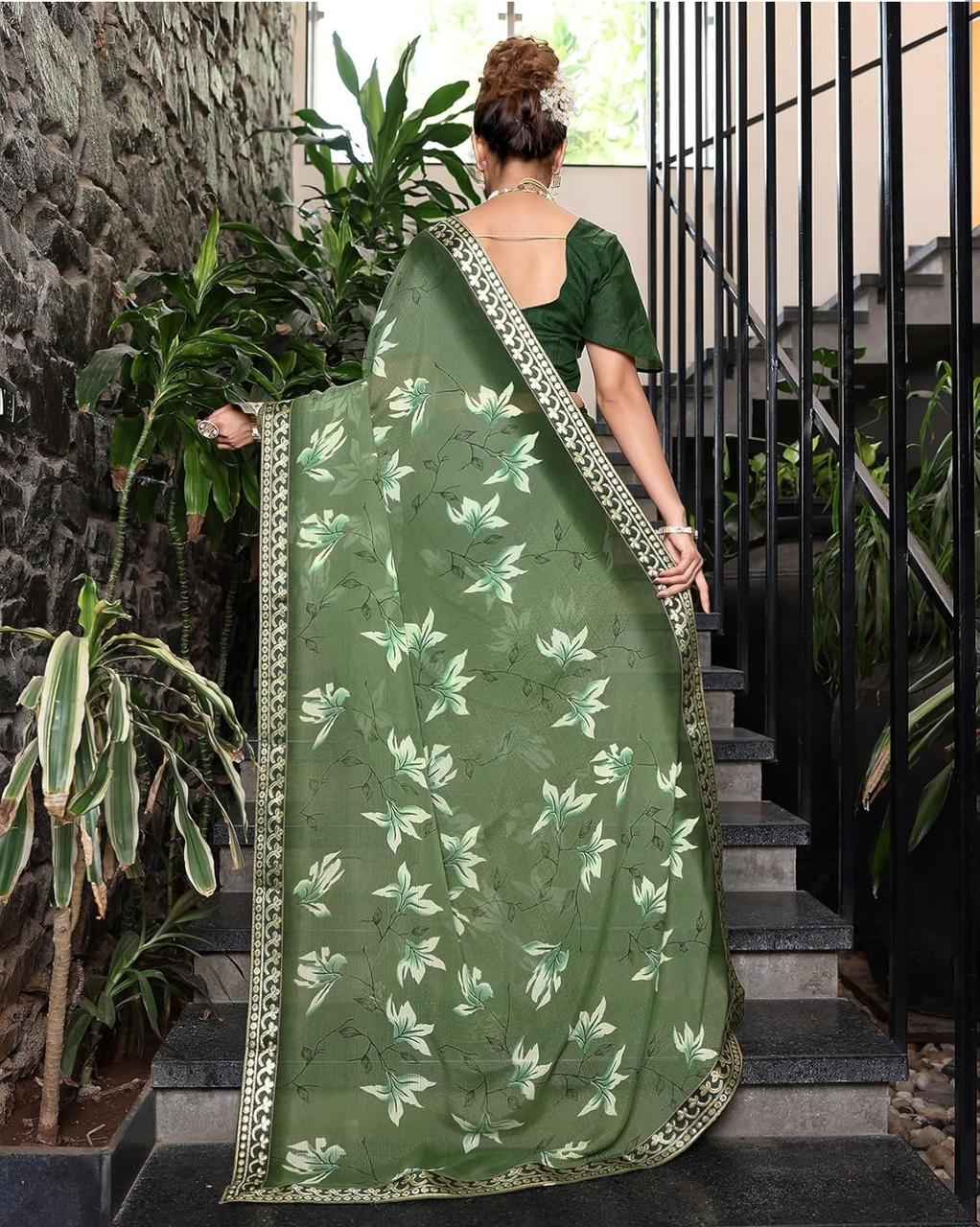 Printed Georgette Sarees