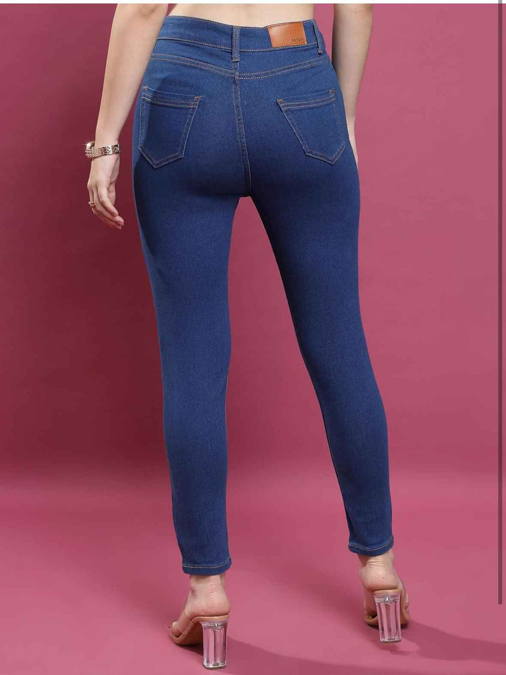 Women's Skinny Fit Mid Rise Jeans