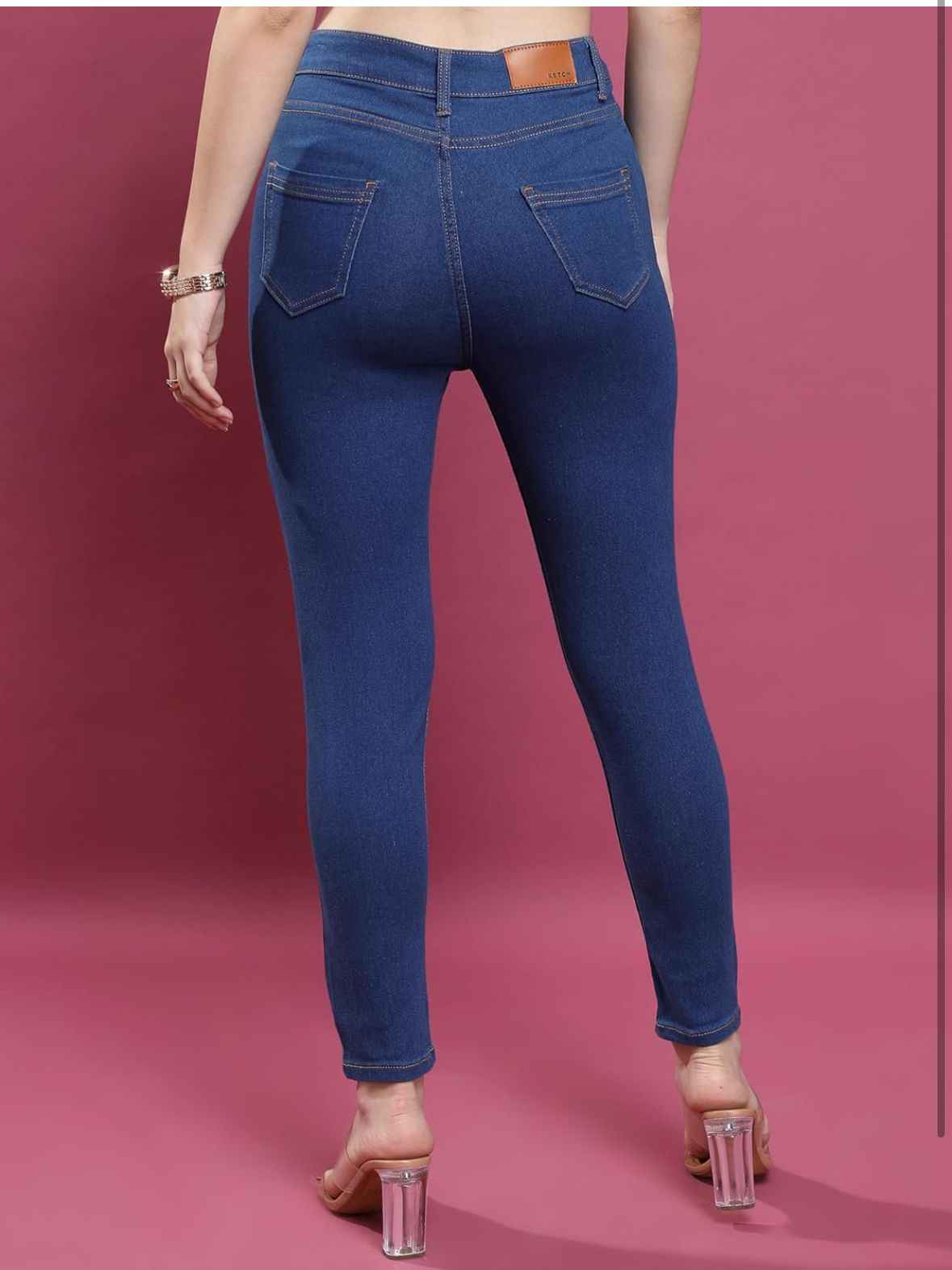 Women's Skinny Fit Mid Rise Jeans