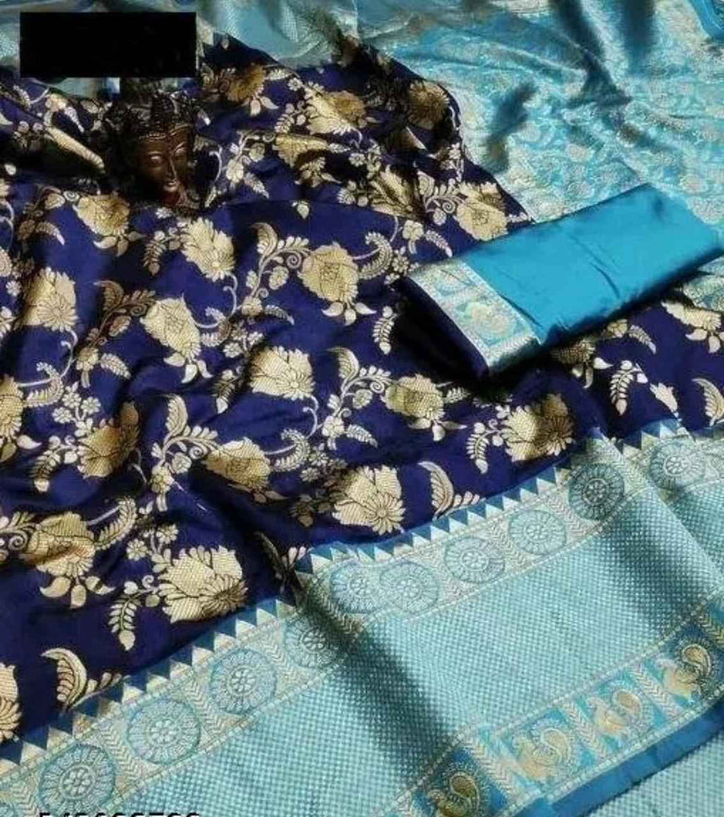 Trendy jacaquard Saree