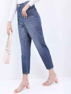 Women's Relaxed Fit Mid Rise Jeans