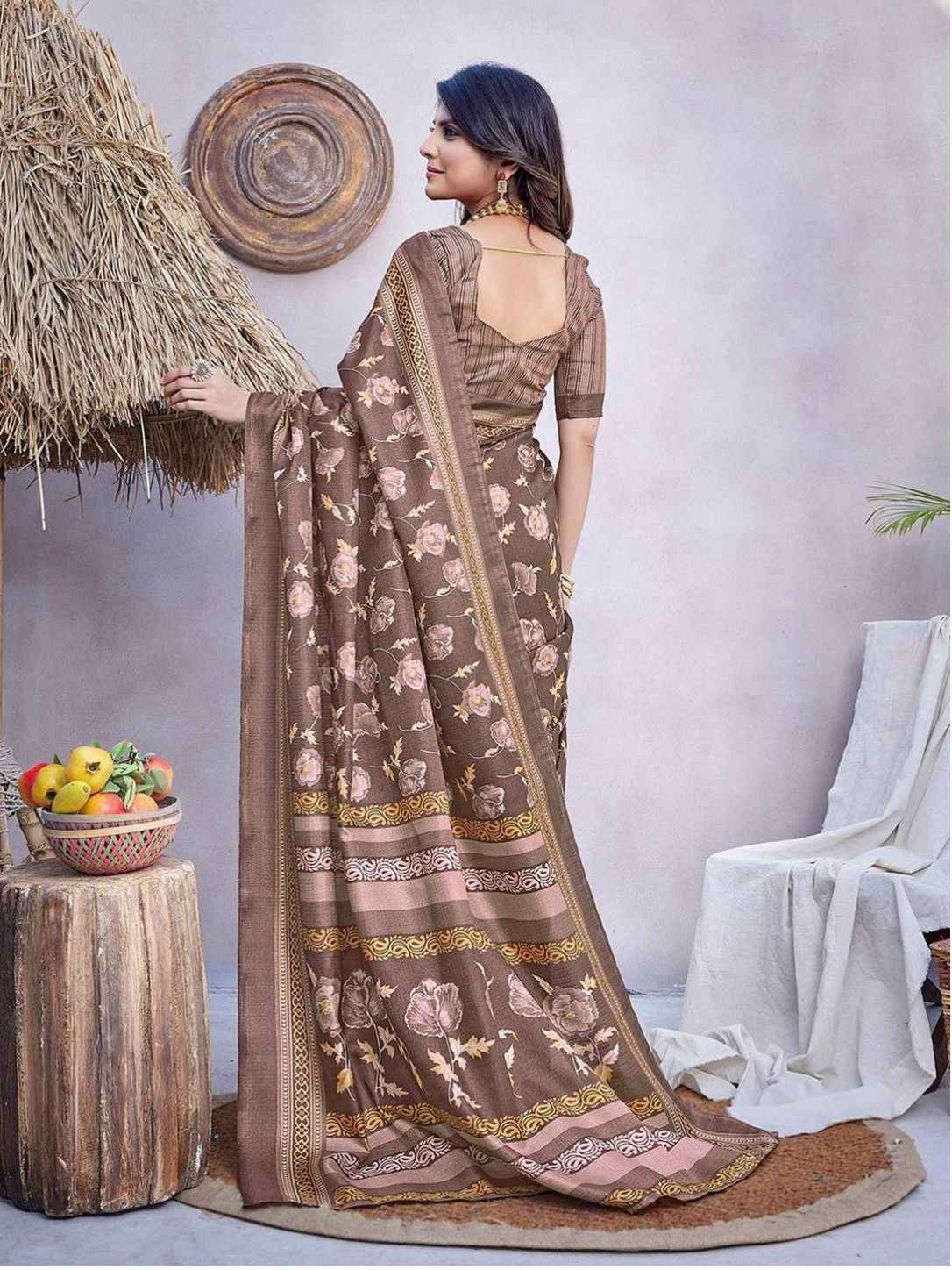 Floral Printed Saree