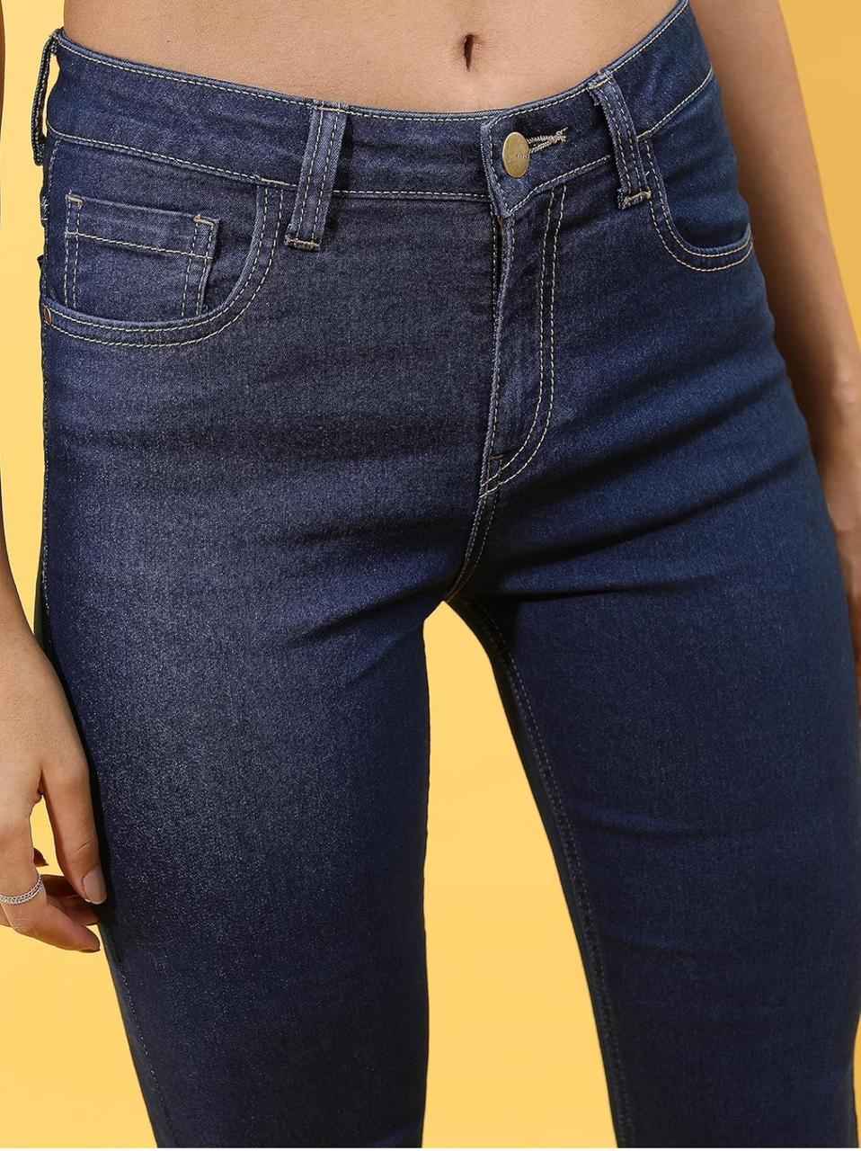 Women Mid Rise Bootcut Mid-Rise Jeans