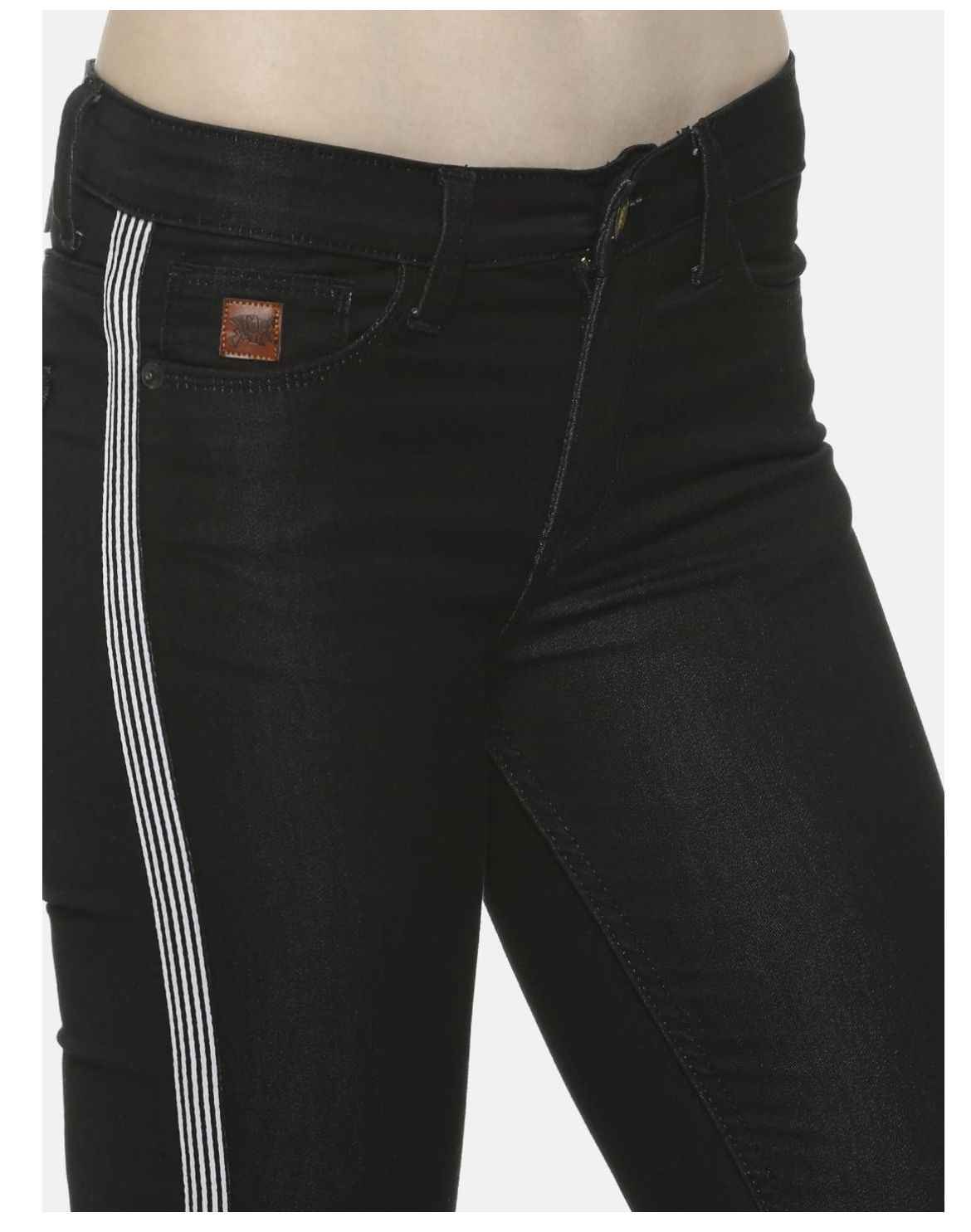 Women Black Super Skinny Fit High-Rise Clean Look Jeans