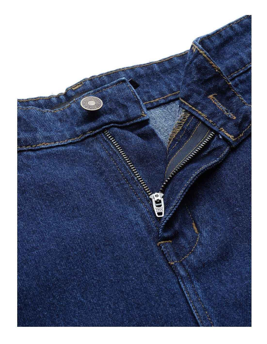 Women Navy Blue Pure Cotton Side Jeans